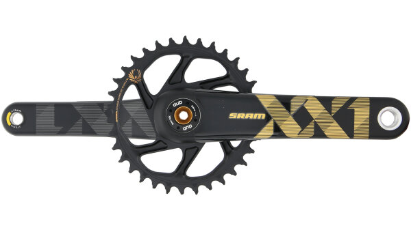 krg sram crank xx1 eagle dub 175mm b148 ohne dub-lager,dm,34-z.gold.x-sync2