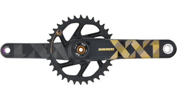 krg sram crank xx1 eagle dub 170mm b148 ohne dub-lager,dm,34-z.gold.x-sync2