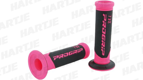 PROGRIP Griffgummi "732" Typ: Road, Scoo fuxia / schwarz fluo, offen