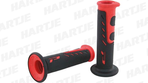 PROGRIP Griffgummi "725" Typ: Road, 2 Komponenten  rot / schwarz