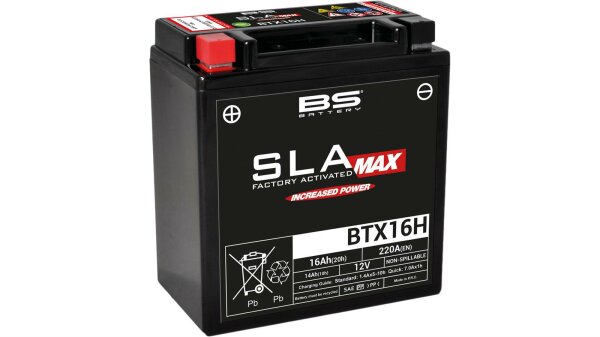 BS-BATTERY Batterie "YTX16H" SLA-MAX, ve BS-Battery