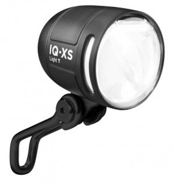 led-scheinw. b&m iq-xs 70 lux schwarz matt