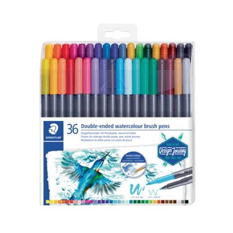 STAEDTLER Pinselmarker Design Journey Marsgraphic duo 36er Etui