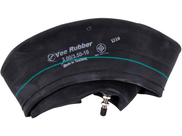 VEE RUBBER Schlauch Für Motorrad und Rol 3.00 | 3.50 -10, Ventil: TR4, gerade