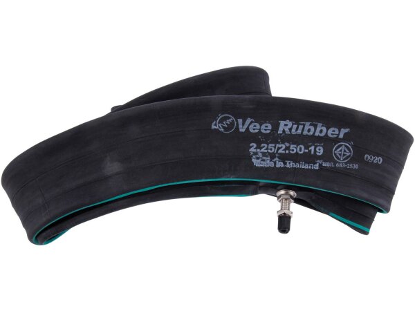 VEE RUBBER Schlauch Für Motorrad und Rol 2 1/4 | 2.25 | 2.50 | 70/100 -19, Ventil: TR4, gerade