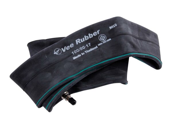 VEE RUBBER Schlauch Für Motorrad und Rol 3.25 | 3.50 | 100/80 -17, Ventil: TR4, gerade