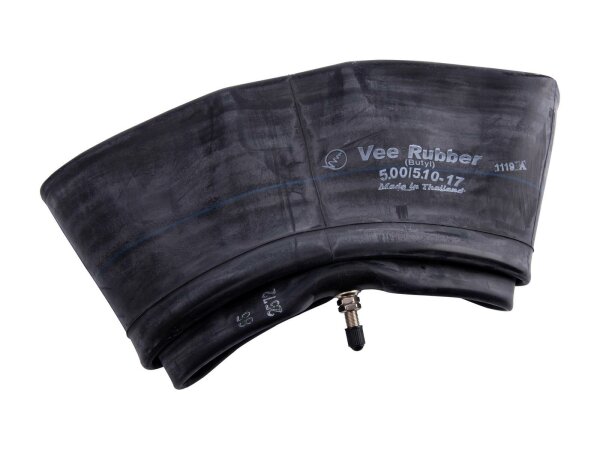 VEE RUBBER Schlauch Für Motorrad und Rol 5.00 | 5.10 -17, Ventil: TR4, gerade