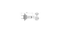 Scheinwerferlampe H7 Halogen, Sockel PX26d PHILIPS "+30 %