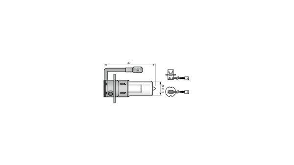 Scheinwerferlampe H3 Halogen, Sockel PK2 PHILIPS, 12 V 55 W