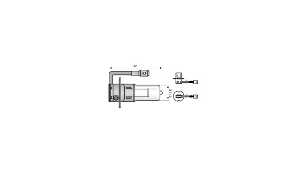 Scheinwerferlampe H3 Halogen, Sockel PK22s PHILIPS, 12 V