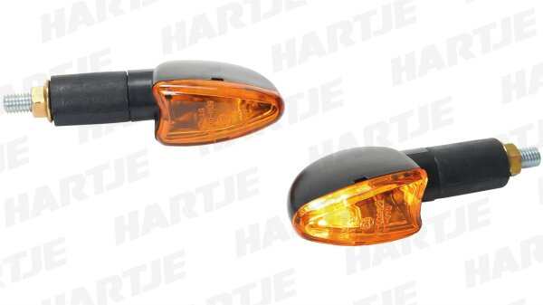 SPEC-X Blinker "Arrow" SB-verpackt, E-ge schwarz, langarm 38 mm