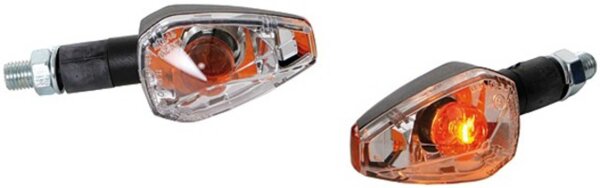 SPEC-X Blinker "Jewel" SB-verpackt, E-ge schwarz, kurzarm