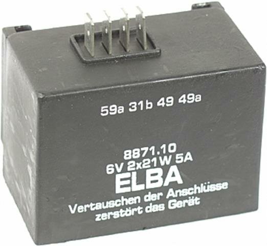 Elektronische Lade- und Blinkanlage Für  6 V, 8871.10/1, für 6 V 21 W Glühlampen, SR50/80