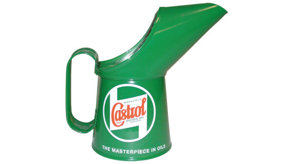 CASTROL Ölkanne "CLASSIC" Nostalgische Zinnblech-Ö 285 ml (1/2 pi