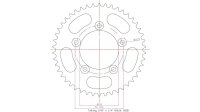 ESJOT Kettenrad "32152" 520, Stahl, schw 44...