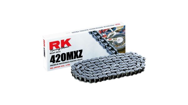 RK Kette "420MXZ" 1/2 x 1/4, MX-Racing Kette, Zugk 128 Glieder