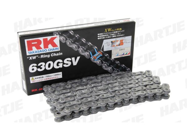 RK Kette "630GSV" 5/8 x 3/8, XW-Ring Ket Kettenrolle (Preis p. Kettenglied)