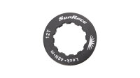 SUNRACE Lockring Stahl, schwarz für 12 Zähne