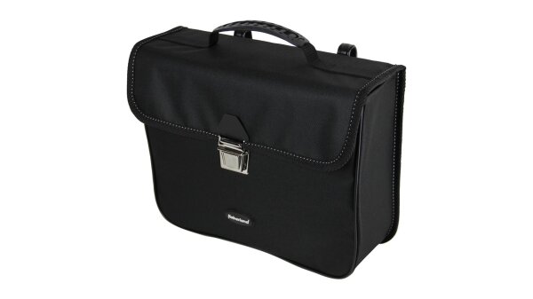 einzelltasche haberland klassik schwarz, 34x27x11cm, 10 ltr, klein