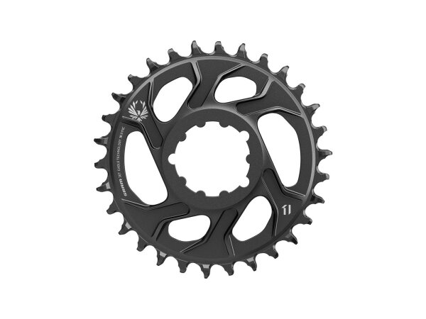 SRAM Kettenblatt "X-Sync 2" Aluminium Zu 6 mm Offset, 30 Zähne, schwarz