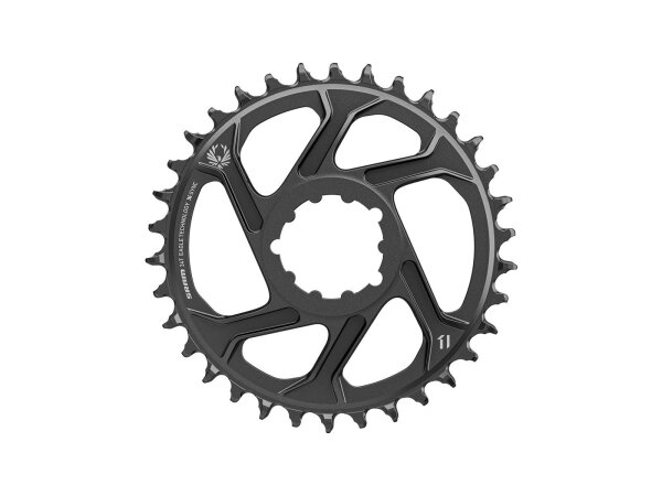 SRAM Kettenblatt "X-Sync 2" Aluminium Zu 6 mm Offset, 34 Zähne, schwarz