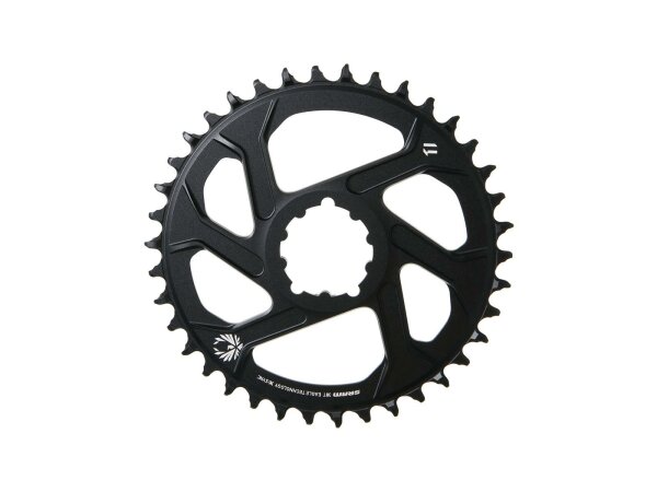 SRAM Kettenblatt "X-Sync 2" Aluminium Zu 3 mm Offset, 38 Zähne, schwarz