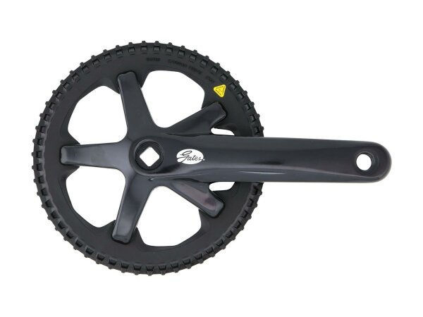 TERN Kettenradgarnitur "Gates" 55 Z., Carbon, schw 170 mm