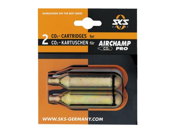 ersatzkartusche sks airchamp pro 2 kartuschen,á 16g,auf karte,oh. gewinde