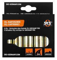 ersatzkartusche sks airchamp pro 5 kartuschen,á 16g auf karte,oh. gewinde