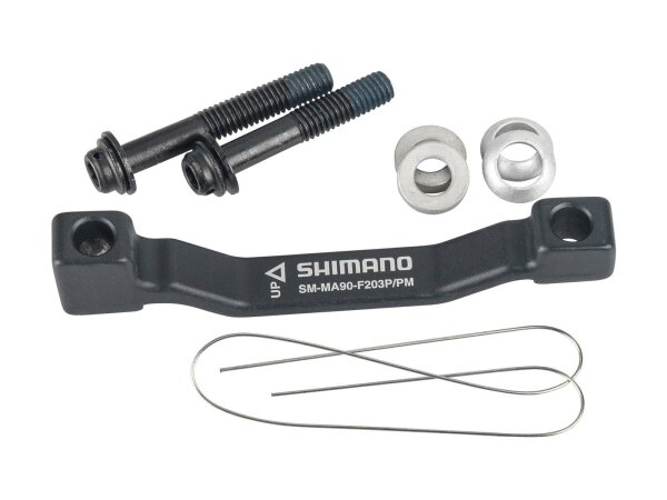 SHIMANO Scheibenbremsadapter Für Post Mo für 203 mm Scheibe, hinten