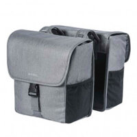 doppelpacktasche basil go double grey melee m....