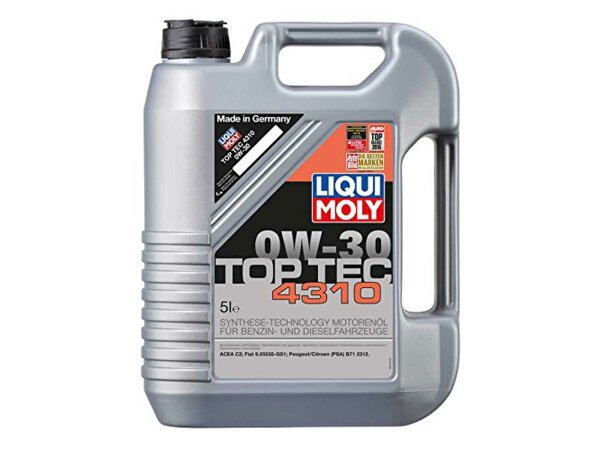 LIQUI MOLY Motoröl "Top Tec 4310" SAE 0W 5 l Kanister