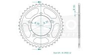 ESJOT Kettenrad "29022" 525, Stahl, schw 44...