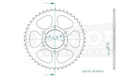 ESJOT Kettenrad "32118" 520, Stahl, silb 46...