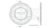 ESJOT Kettenrad "35029" 530, Stahl 44 Zähne