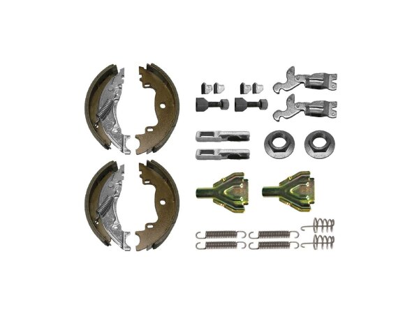 Bremsbackensatz "Superkit" Komplett für  passend für Knott 16-1365 Neue Ausf. ab Bj. 89 - Größe: 160 x 35