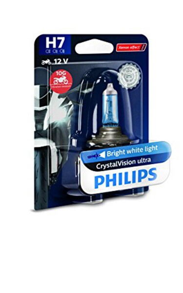 Scheinwerferlampe H7 Halogen, Sockel PX26d PHILIPS "Cryst