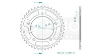 ESJOT Kettenrad "29051" 525, Stahl, schw 41...