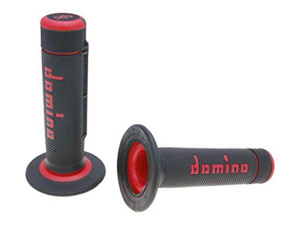 DOMINO Griffgummi "A020" Typ: Offroad, g schwarz / rot