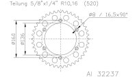 ESJOT Kettenrad "32237" 520, Aluminium,  48...