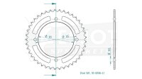 ESJOT Kettenrad "32006" 520, Stahl 45 Zähne