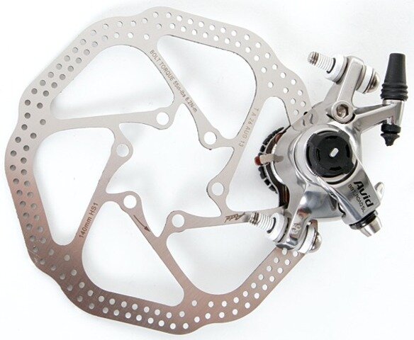 scheibenbremse avid bb7 road sl mech. grau, scheibe 140mm hr