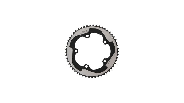 Kettenblatt Sram Red22 11-fach X-Glide Alu grau 53 Z.S3 Yaw 130Ø 5-L.f.53/39Z.