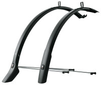 steckblechset sks velo 42 urban 28" schwarz, 42mm, inkl. strebensatz 28"    