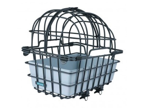 hinterrad-tierfahrradkorb luna alu 46x33x45 cm m. fix.-system