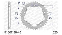 AFAM Kettenrad "51607" 520 Aluminium, an 37...