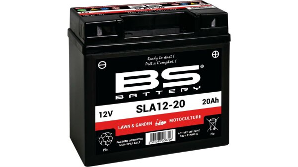 BS-BATTERY Batterie "12-20" BS-Battery, SLA, versiegelt, GARDEN Serie