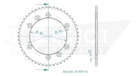 ESJOT Kettenrad "15017" 428, Stahl, schw 50...