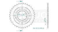 ESJOT Kettenrad "32004" 520, Stahl, schw 35...