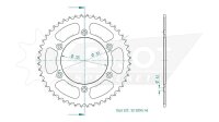 ESJOT Kettenrad "32045" 520, Stahl 49 Zähne